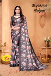 Neeyati By Stylewell Satin Georgette Designer Sarees Wholesale In India